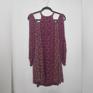 Forever 21 boho shirt dress with underpinning slip